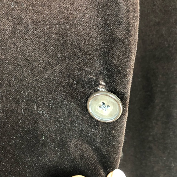 Barneys New York, Perry Ellis brown velvet blazer - Picture 5 of 9